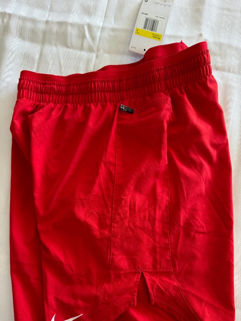 NWT Red NIKE running shorts